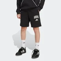 adidas Sportswear Shorts SEASONALS ESSENTIALS COLLEGIATE TYPOGRAPHY KIDS für Kinder und Teens, sportlicher Stil, aus Baumwolle und Polyester