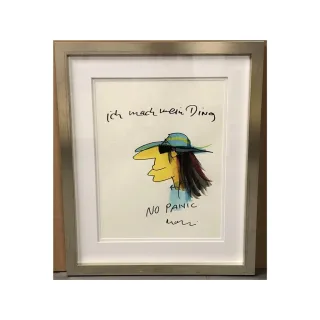 Udo Lindenberg Original Mischtechnik 2018 "Ich mach mein Ding"...