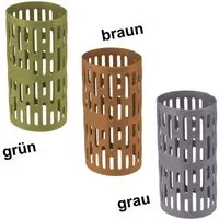Bradas Geflechtzaun Baumstammschutz grün braun grau 20 x 33 cm 3 Stück
