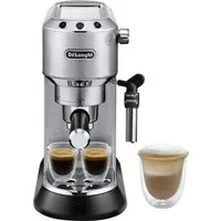 De'Longhi Espressomaschine Dedica Style EC685.M - Espresso & Doppio, mit Milchschaumdüse, Nur 15 cm breit, für E.S.E Pads geeignet, 1L, inkl. Milchschaumdüse