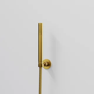 Steinberg Handbrause 1/2" m. Wandhalter u. MBS, brushed gold, 100 1650 BG 100 1650 BG