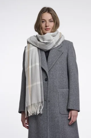 Rino&Pelle - Loet.7002611 light grey check - Gr. - OS
