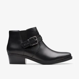 Danyelle Wish Black Leather Boots