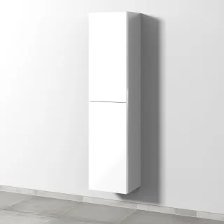 Sanipa 3way Hochschrank mit 2 Türen, Weiß-Glanz BS09478