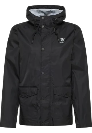 TUFFSKULL Regenjacke Herren schwarz