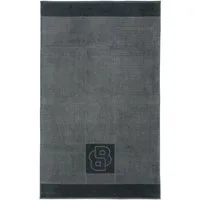 BOSS Home Badetuch DOUBLEB, Frottiervelours (1-St), mit Label-Applikationen, mit Bordüre und B BOSS Logo