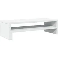 vidaXL Monitorständer Monitorständer Weiß 54x22x15 cm Holzwerkstoff