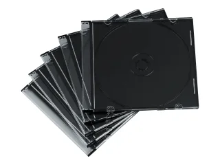 Hama Slim Jewel Case für Speicher-CD | 00051270 | Kapazität: 1 CD - Schwarz