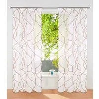 OTTO home Gardine Bene (1 St), Kräuselband, transparent, Polyester, Transparent, gemustert, glatt, verschiedene Größen