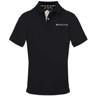 Aquascutum - Poloshirt für Herren (Schwarz)