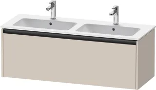 Duravit Ketho.2 Waschtischunterbau wandhängend Taupe Matt 1280x480x440 mm - K25066091910000 K25066091910000