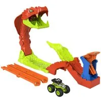 Hot Wheels Autorennbahn Hot Wheels Monster Trucks Gigantische Schlangenjagd
