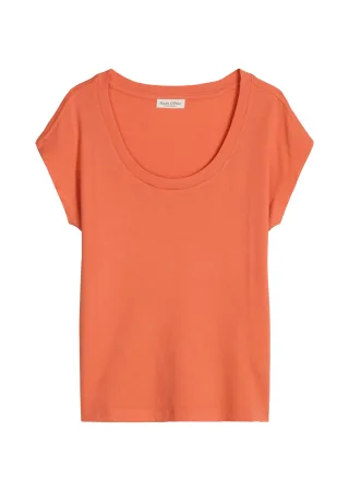 Marc OPolo Casual - T-Shirt regular Warm Orange - Gr. - L