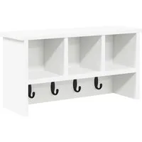 vidaXL Regal Wandmontierter nachttisch Weiß 50 x 16 x 26 cm Holzwerkstoff, 1-tlg.