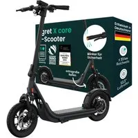 Egret E-Scooter X-Serie (core/prime/ultra) 12,5", FEDERUNG, BLINKER, ≤90 KM Reichweite, 500 W, 20 km/h, mit Straßenzulassung, ≤130kg Zuladung, App, Offroad