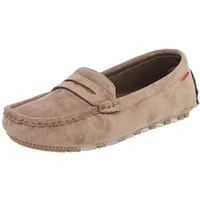Ital-Design Mokassinschuh mit Komfort und eleganter Mokassin-Optik Slipper (91261022) Flach Mokassins in Hellbraun