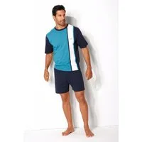 H.I.S Pyjama (2 tlg., 1 Stück) Schlafanzug mit breitem Streifen