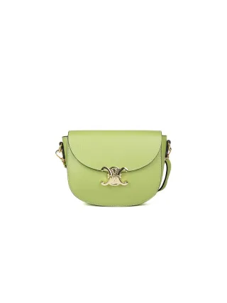 Giulia Monti Schultertasche Grasgrün