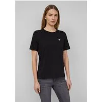 s.Oliver Kurzarmshirt T-Shirt Jersey-T-Shirt im Regular Fit mit Herz-Stickerei