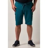 Men Plus Bermudas Cargo-Sweatbermuda Bauchfit Basic Fit Elastikbund