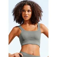 LASCANA Crop-Top Seamless Top mit Rippstruktur