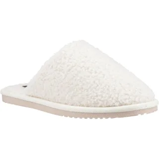 Hush Puppies Joanna Textil Damen Creme Hausschuhe