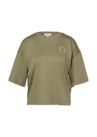 s.Oliver - T-Shirt olive - Gr. - 34
