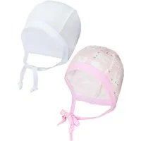 TupTam Erstlingsmütze TupTam Unisex Baby Erstlingsmütze zum Binden 2er Pack