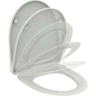 Ideal Standard i.life A WC-Sitz T467701 Softclosing, 36,5 x 44,5 x 5 cm, Wrapover Sitz, Weiß Glänzend