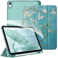 Fintie Tablet-Hülle für iPad 11 Generation 11'' 2025 (A16), iPad 10 Generation 10.9'' 2022, mit Schutzfolie-ultradünne transparente Rückseite Case mit Stifthalter