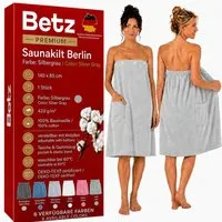 Betz Kilt Frottee Saunakilt BERLIN mit Knöpfen für Damen 420 g/m², Baumwolle
