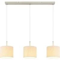 GLOBO LIGHTING Hängeleuchte DELEON, ohne Leuchtmittel, Moderne Wohn- & Esszimmer Hängeleuchte sandfarben