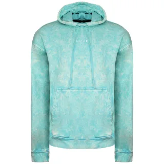 Nicce Cala Womens Aqua Blue Übergroßer Hoodie