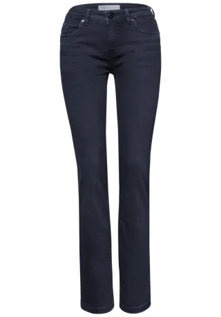 Street One - Straight Leg Jeans blau - Gr. - 32