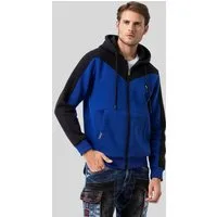 Cipo & Baxx Sweatjacke Sweatjacken (1-tlg) im 2-Farben Look