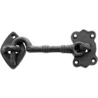 Annastore Türriegel Türriegel aus Gusseisen Vintage - Schlossriegel - Türschlossriegel, Türriegel L 14,5 cm