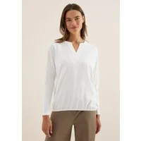 CECIL Langarmshirt aus reiner Baumwolle