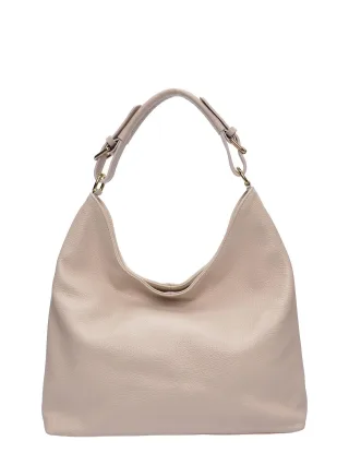 Anna Luchini Beige Rindsledertasche