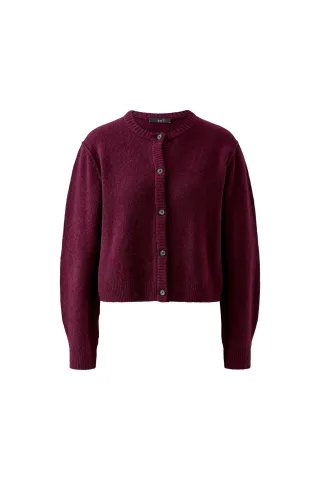 Oui - ILAYA Strickjacke bramble berry - Gr. - 36