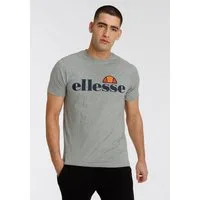 Ellesse T-Shirt SL PRADO TEE mit Logodruck, Kurzarm, schmale Basic-Passform, hüftlange Schnittform