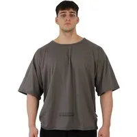 BRACHIAL THE LIFESTYLE COMPANY T-Shirt Brachial T-Shirt "Shoulder" stahlgrau/schwarz