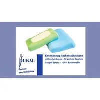 DUKAL Kissenbezüge Nackenstützkissen, aus hochwertigem DOPPEL-Jersey, (1 Stück), 30x50 - 35x50 cm, 100% Baumwolle, mit Spannumrandung, Made in Germany