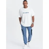 OMBRE Cargohose CARGO-Hose für Herren mit Reißverschlusstaschen