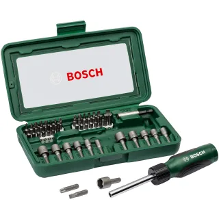 Bosch Schraubendreher-Set, 46-teilig, mit Bit Garage im Handgriff - 2607019504
