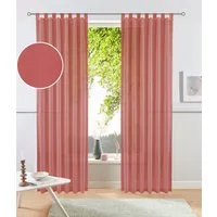 OTTO home Gardine XANA (1 St), Schlaufen, transparent, Voile, Bestseller, einfarbig, 1 Schal, pflegeleicht, preiswert!