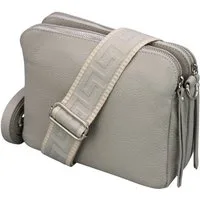 Adel Bags Schultertasche MARA Umhängetasche für Damen, Schultertasche aus Echtleder, hergestellt in Italien, mit 2 Riemen