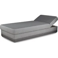 Sofnet Polsterbett Andre (mit Bettkasten und Bonell-Matratze), Einzelbett, Kinderbett, Schlafsofa - Regulierbarer Rückenlehne