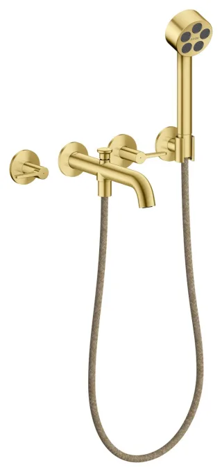 Hansgrohe 3-Loch Wannenarmatur AXOR One Unterputz Wandm.Handbrause Hebelgr.BB, 48444950 48444950