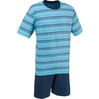 REDBEST Pyjama Herren-Shorty Single-Jersey Streifen
