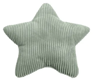 Magma Heimtex Dekokissen "SHARA Sternkissen" Kuscheliges Sternkissen mit Cord-Charme